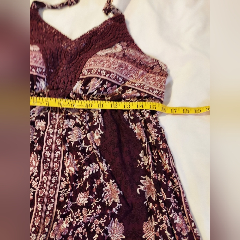 Vanity Gypsy Flowy Whimsigoth Fairy Floral Maxi Dress - Picture 6 of 10